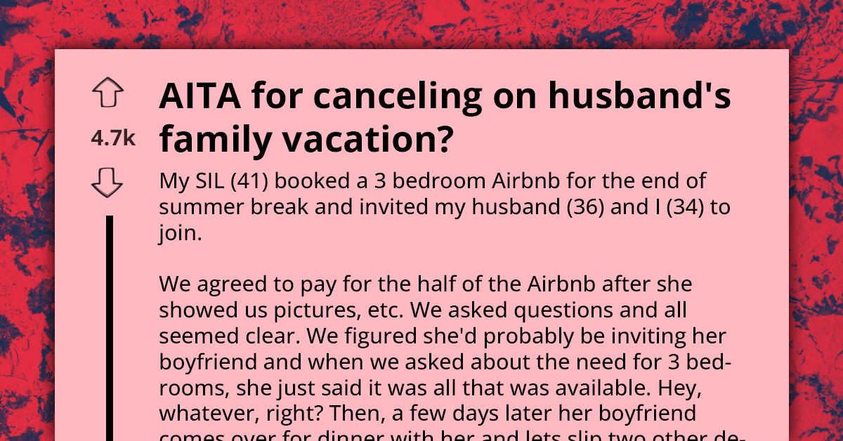 SIL Asks Couple To Split Vacation Costs, Then Gives Them Bunk Bed While Child And Dog Get Full Bedroom