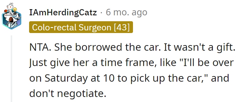 Leave no room for negotiation, OP!