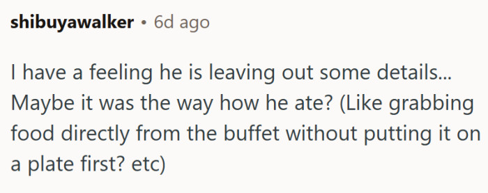 Maybe OP is leaving out some details?