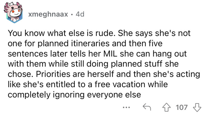 It's all about priorities.