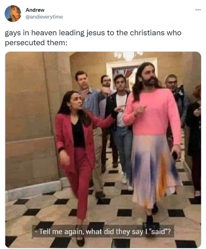 37. Real Jesus said LOVE THY NEIGHBOR.