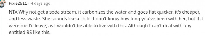 18. Soda stream is cheaper and less waste