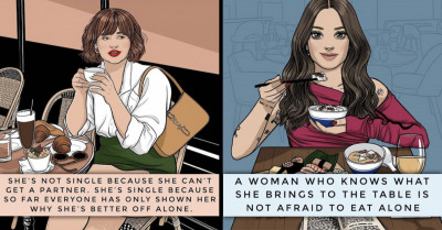 15 Graphics Showing The Daily Pressures Experienced By Modern Women Have Been Shared By The Artist