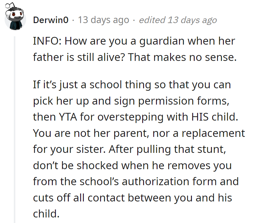 Looks like someone needs a GPS for family dynamics. Paging Dr. Google!