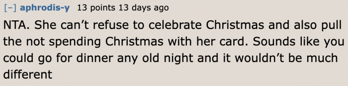 Redditors Support Her on This Issue.