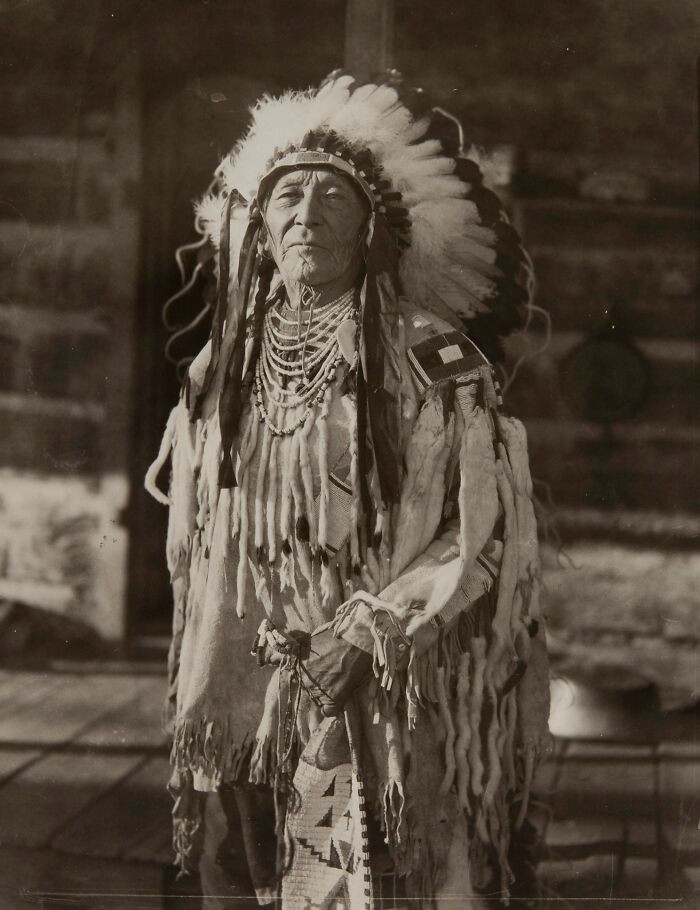 Standing Native American, C. 1910
