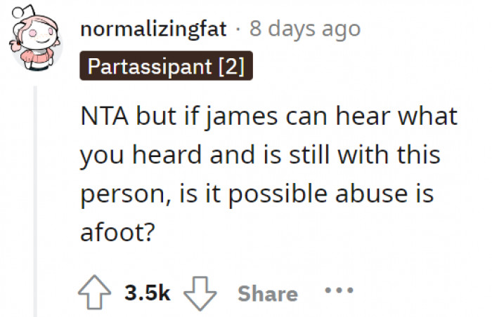 Is he not seeing all the red flags, too?