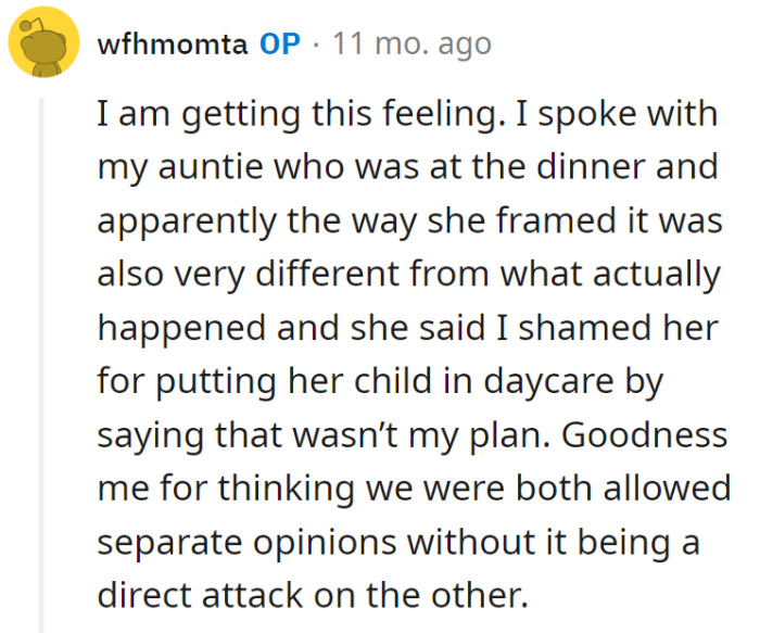 Apparently, having separate opinions is the latest scandal.