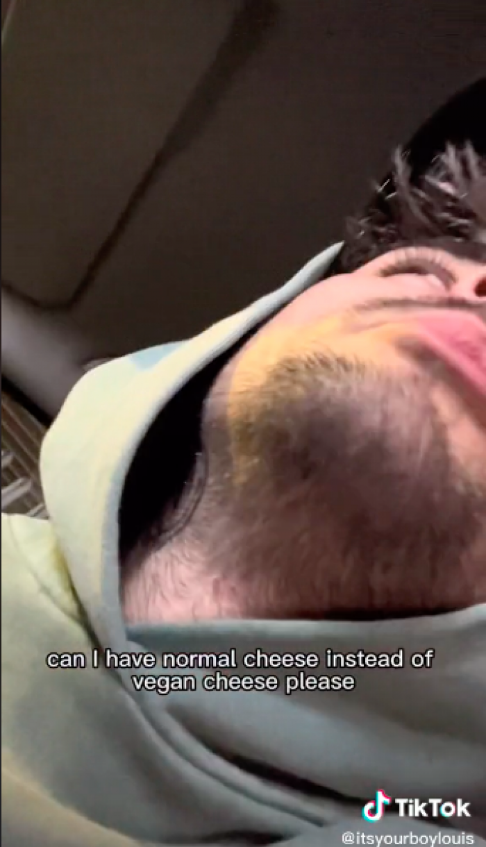 This TikToker is a vegetarian, but not a vegan, and wanted to order McDonald's vegan burger.