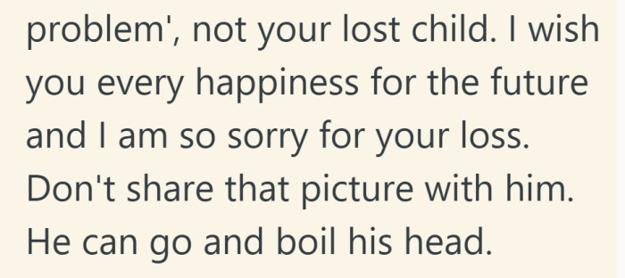 Support, sympathy, and a clear boundary can exist in the same breath.