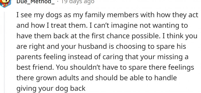 This Redditor says that in-laws are adults—they can handle it.