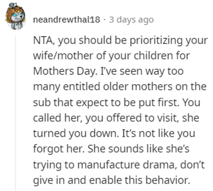 The mother of your children