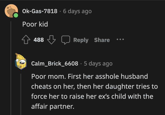 While others were focused on the adults bickering, some concentrated on the toddler who just lost both parents.