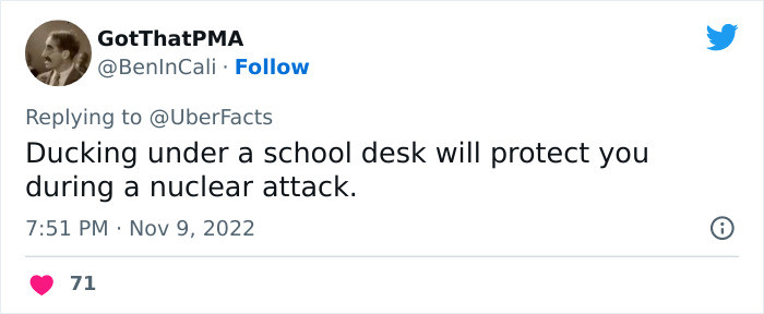 Unfortunately, all the school safety practices are ridiculous.