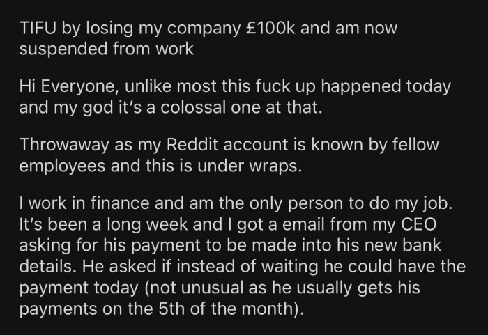 Luckily, another Redditor saved the content of the post and shared it once again on r/BestofRedditorUpdates: