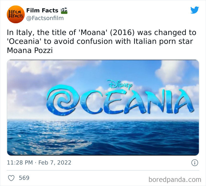 4. The movie Moana