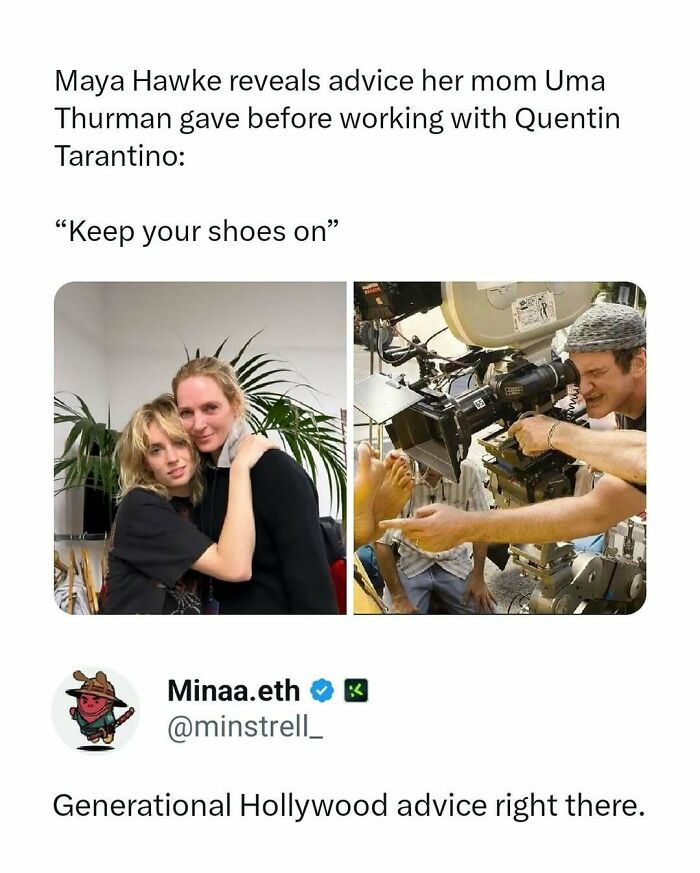 13. Practical life advice or subtle Tarantino survival guide? Either way, genius