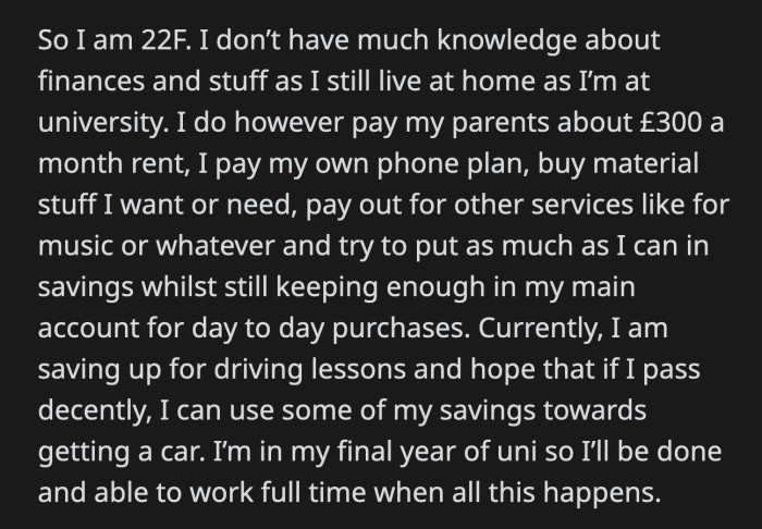 They asked nicely at first until it became clear OP wouldn't change her mind.