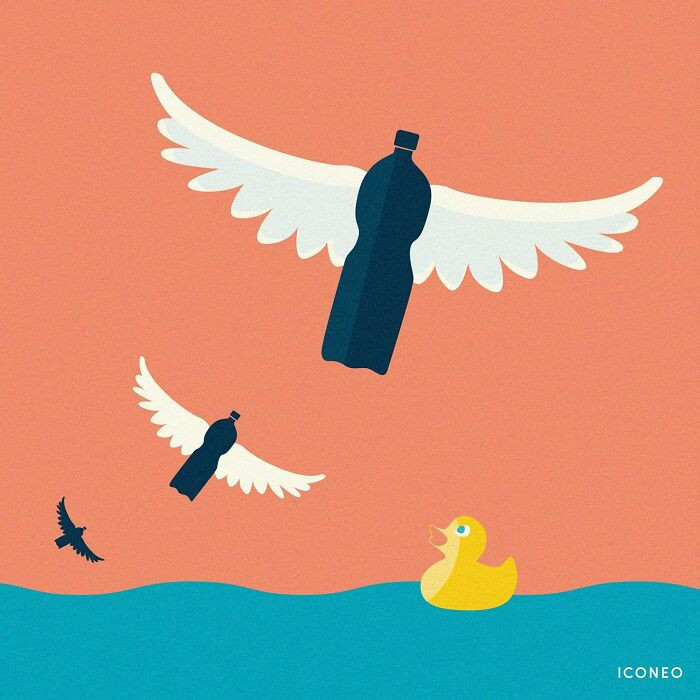 9. Bottles have no place in the sea.