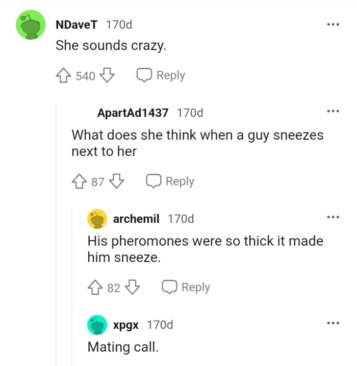 This Redditor says she sounds crazy