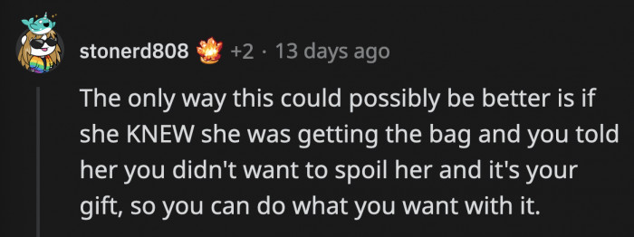 OP's confirmation of this will be his gift for everyone else.