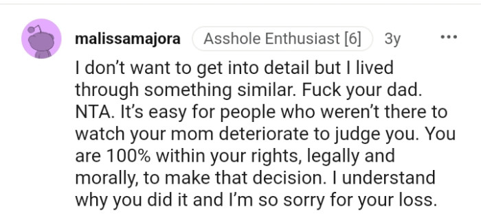 The OP is 100% within his rights