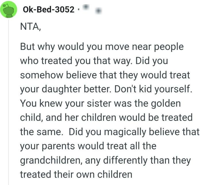 The OP should stay far away