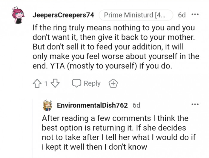 It will only make you feel worse about yourself in the end