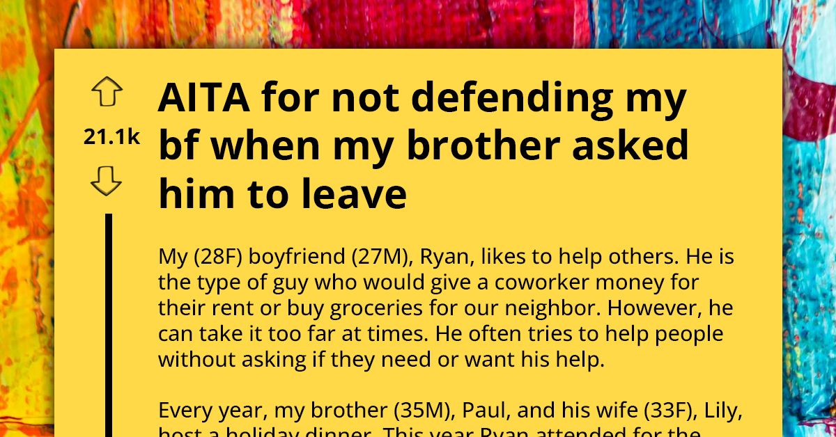 Ableist Man Kicked Out Of Girlfriend's Family Holiday Dinner For Repeatedly Disrespecting Visually Impaired Host