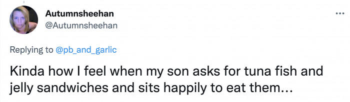 Not flinching or anything