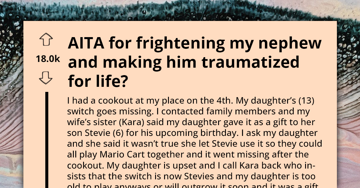 Man Uses Cops to Threaten His Little Nephew with Jail Time If He Steals Again, Gets Blamed for Traumatizing Him