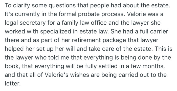 Clarifying some things: