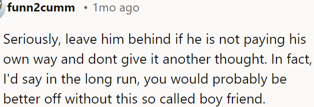 If he's not contributing, OP should move on; she'll likely be better off without him.
