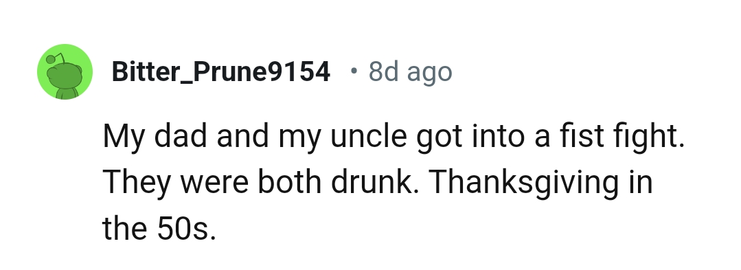 2. Thanksgiving in the 50s