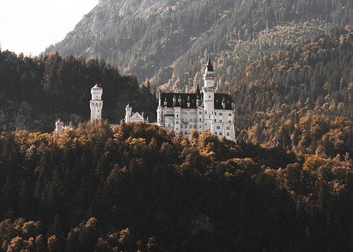 1. They bought their own castle