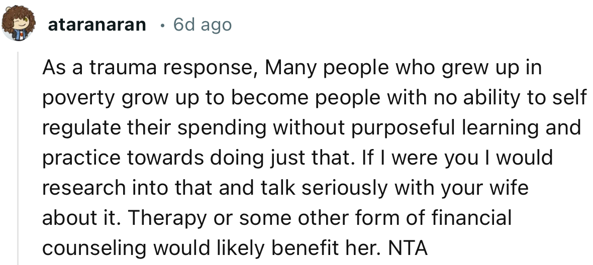 “As a Trauma Response, Many People Who Grew Up in Poverty Develop an Inability to Self-Regulate Their Spending.”