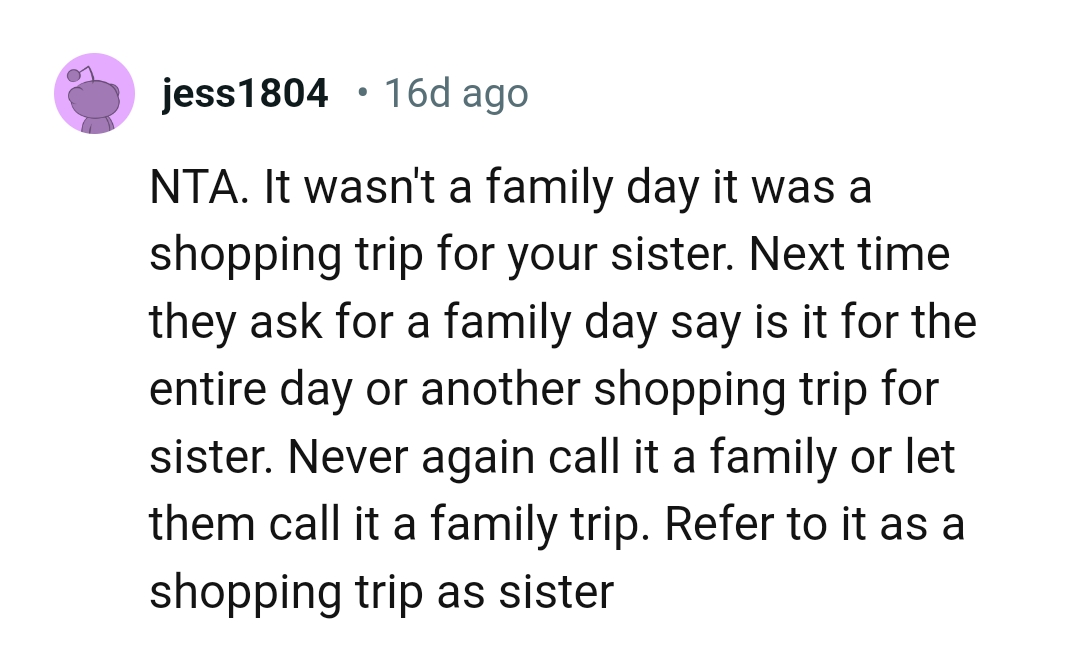 Never let them call it a family trip again