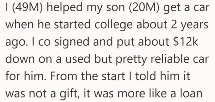 From day one, the deal was simple: help now, pay it back later.