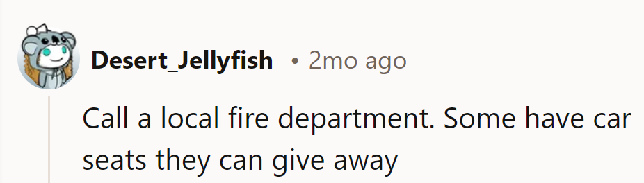 Time to dial 911 for some emergency car seat assistance. Safety squad, coming through!