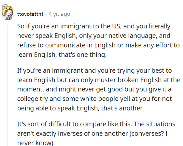 Different situations call for different considerations.