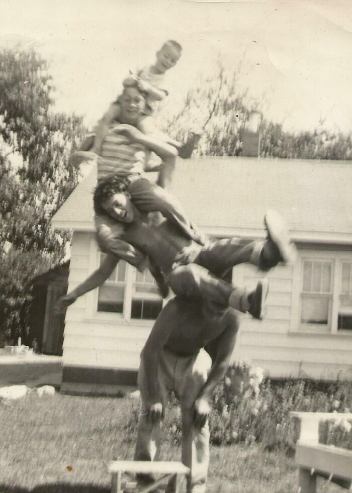 "Grandfather And 3 Brothers, Circa 1940. Windsor, Ontario, Canada"