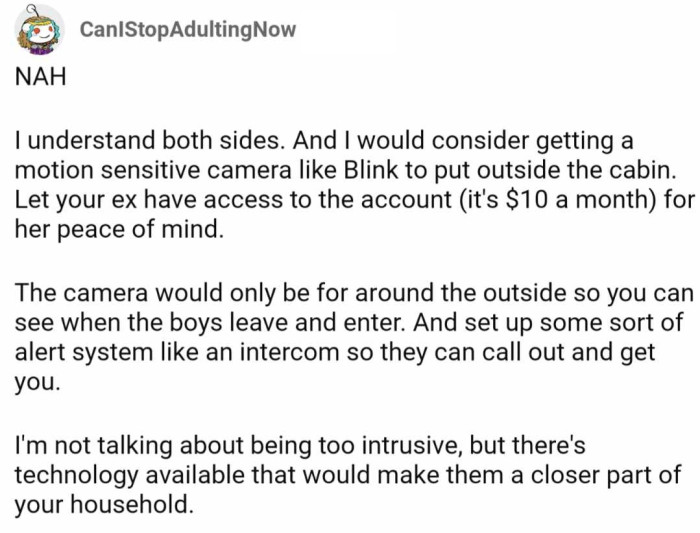 At least one person offered a suggestion to try to make everyone happy