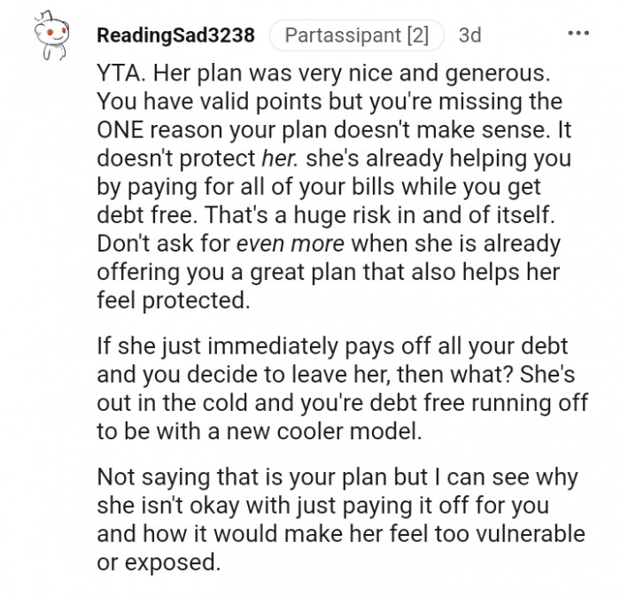 That's a huge risk in and of itself