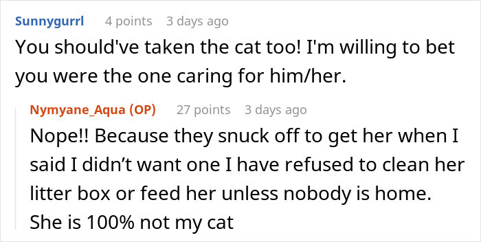 She is not the OP's cat
