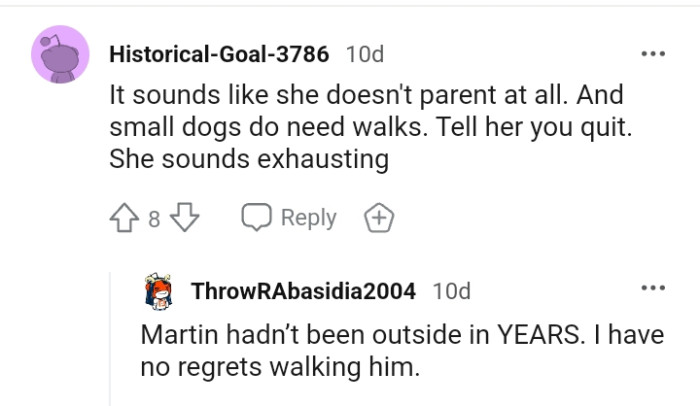 She sounds exhausting and you should quit