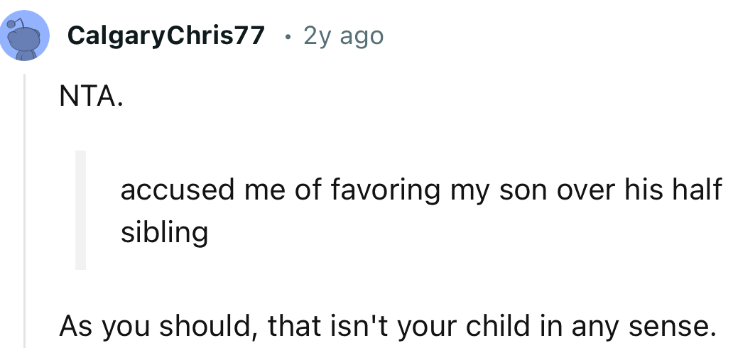 This Redditor is fully in support of putting your child first