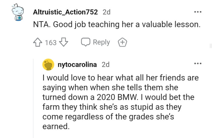 Would Love to Hear What Her Friends Have to Say