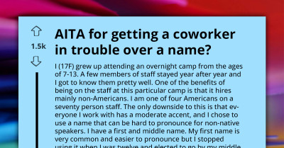 Teen Camp Staffer Blasts Rebellious Newbie In Team Meeting For Disrespecting Their Choice Of Name