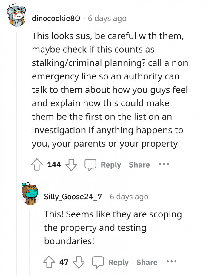 #4 Always call an authority, don't handle it on yourself specially if your parents are not around.