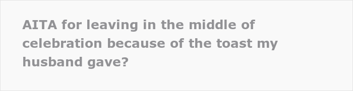She asked the folks at Reddit whether her actions were wrong.